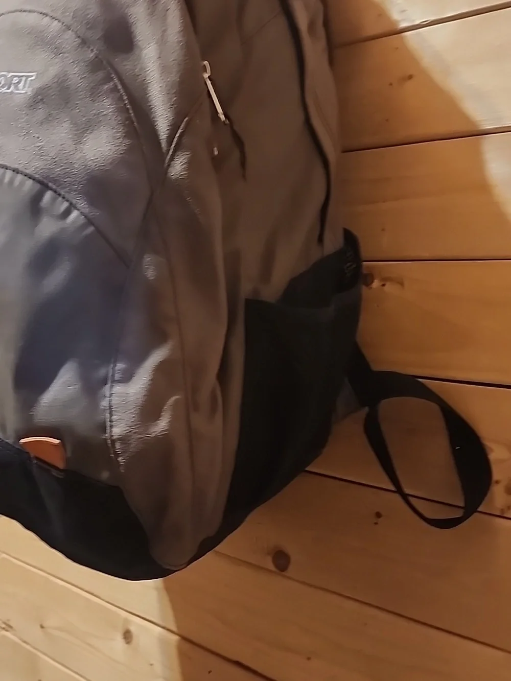 Vintage Jansport Backback Suede Leather